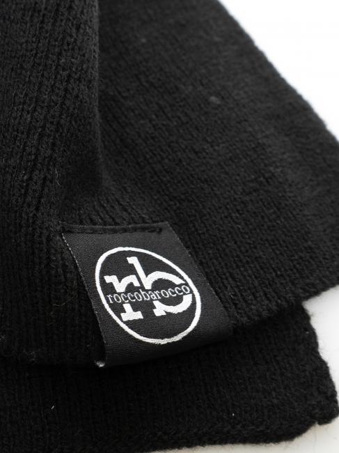 Set sciarpa e berretto beanie  negru - Eșarfe