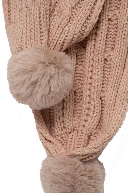 Sciarpa con Pompon  trandafir parisian - Eșarfe
