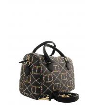 TWINSET Borsa Bauletto Cu mana, cu curea de umar dis.oval t floare / negru - Genți femei - 2
