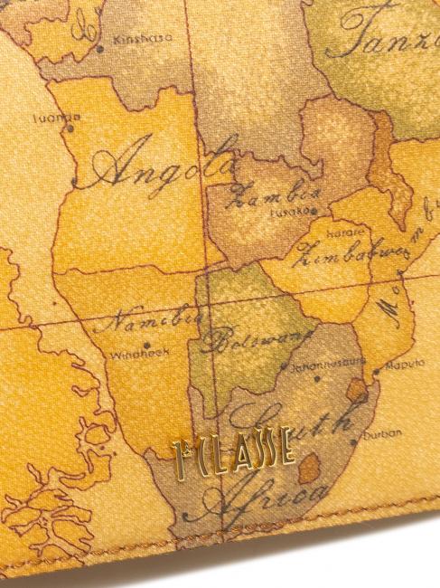 GEO CLASSIC Poșetă cu clapă și curea NATURAL - Genți femei