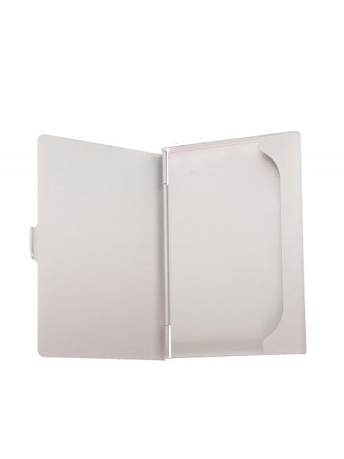 Porta Biglietti da Visita Din piele si aluminiu roșu - Portofele bărbați