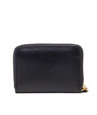RALPH LAUREN RL LOGO Portofel mic din piele cu fermoar negru 3 - Portofele femei - 3