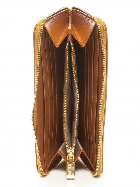 GEO CLASSIC Portofel mare cu fermoar NATURAL - Portofele femei