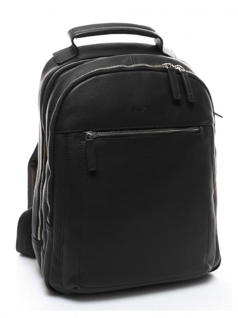 TECH Rucsac din piele pentru laptop de 13". negru - Rucsacuri pentru laptop