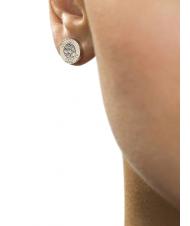GUESS BUTTON LOGO AND CRYSTAL STUDS Cercei SILVER - Cercei - 2