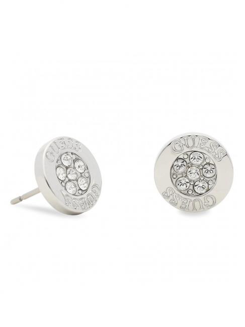 BUTTON LOGO AND CRYSTAL STUDS Cercei SILVER - Cercei