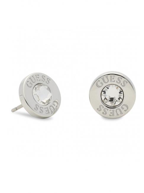 CLEAR CRYSTAL AND LOGO STUDS Cercei SILVER - Cercei