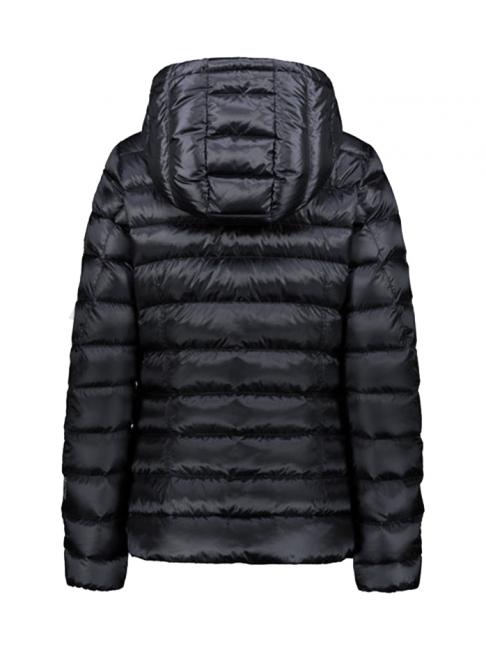 KRIZIA Jacheta de puf cu gluga si blana asfaltp - Jachete de puf pentru femei