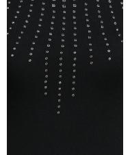 JOHN RICHMOND LENNON Pulover cu guler rotic negru - Pulovere pentru femei - 4