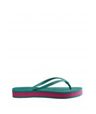HAVAIANAS SLIM FLATFORM SLIM FLATFORM Flip-flops pentru femei prospețime verde - Pantofi femei - 3