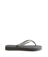 HAVAIANAS SLIM FLATFORM SLIM FLATFORM Flip-flops pentru femei oțel / gri - Pantofi femei - 3