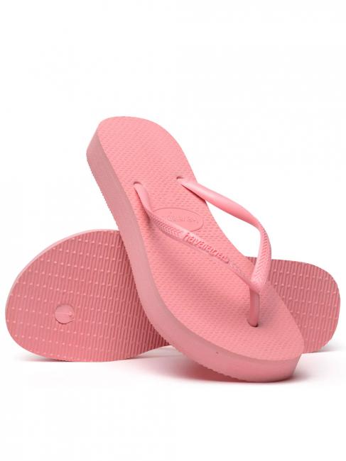 SLIM FLATFORM SLIM FLATFORM Flip-flops pentru femei macaron roz - Pantofi femei