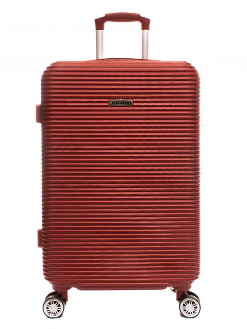 LUCKY Set de 3 carucioare roșu - Set trolere