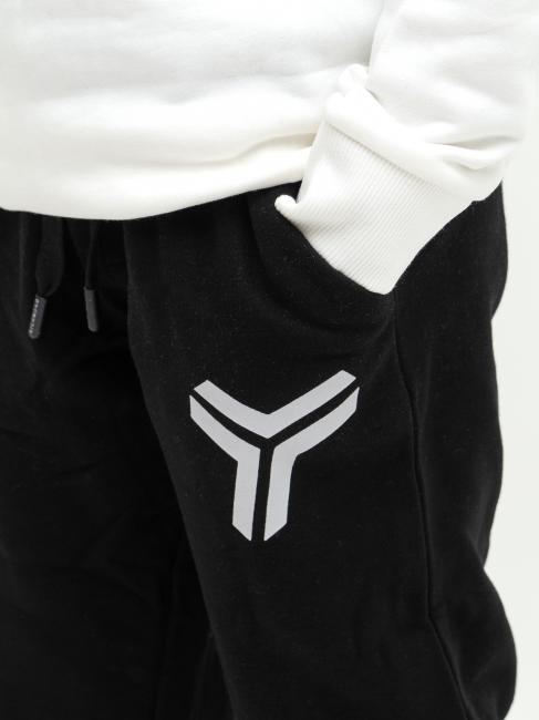 HEEP Set hanorac și pantaloni alb murdar / negru - Treninguri pentru copii