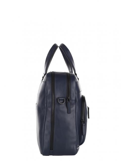 SETEBOS Servieta pentru laptop de 15", din piele albastru - Serviete birou