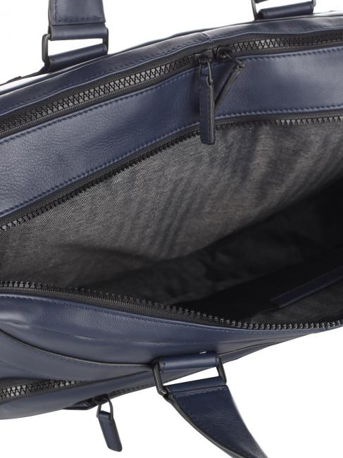 SETEBOS Servieta pentru laptop de 15", din piele albastru - Serviete birou