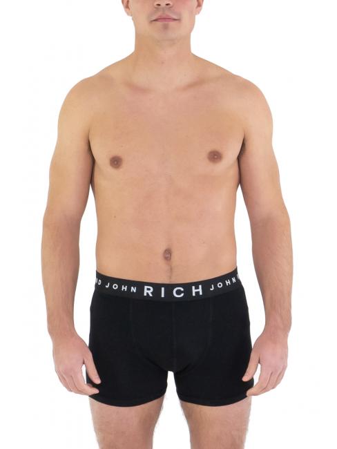 MIRKHY Set 3 boxeri cu logo contrastant negru - Slip pentru bărbați