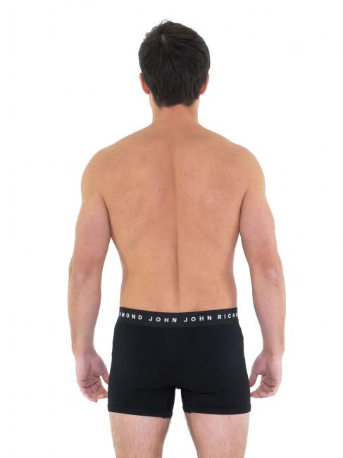 MIRKHY Set 3 boxeri cu logo contrastant negru - Slip pentru bărbați