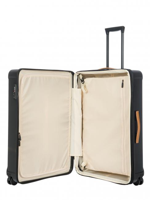 CAPRI Cărucior mare cu port USB negru - Trolere rigide