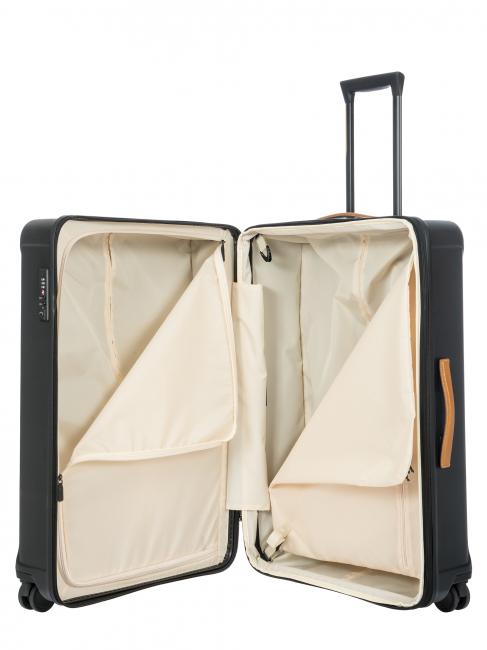 CAPRI Cărucior mare cu port USB negru - Trolere rigide