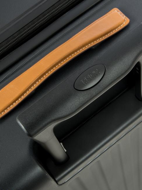 CAPRI Cărucior mare cu port USB negru - Trolere rigide