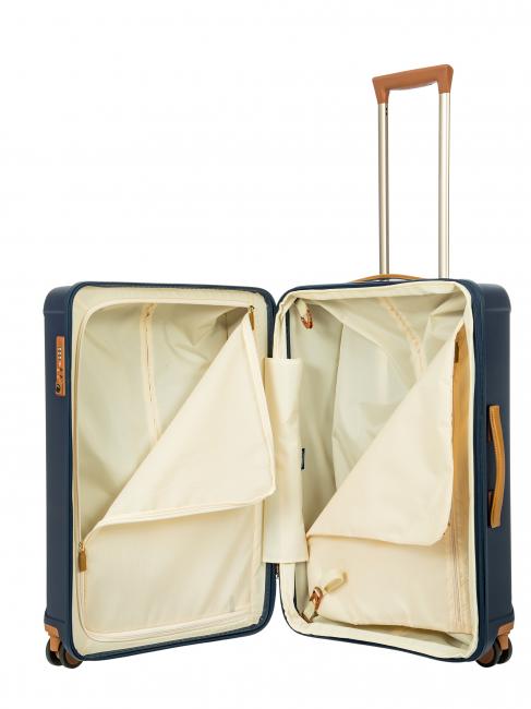 CAPRI Cărucior mediu cu port USB albastru - Trolere rigide