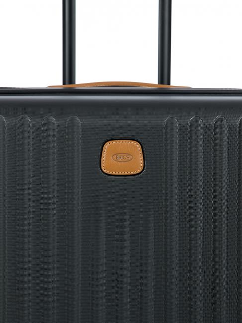 CAPRI Cărucior mediu cu port USB negru - Trolere rigide