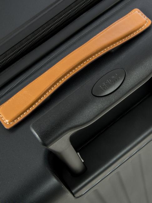 CAPRI Cărucior mediu cu port USB negru - Trolere rigide