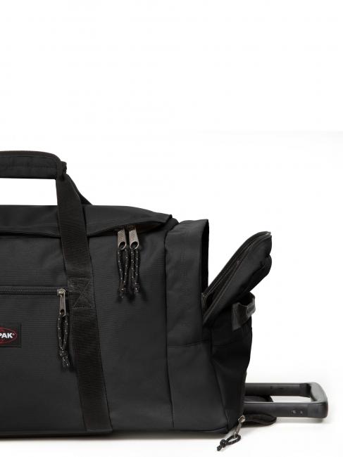 LEATHERFACE M + Geanta cu troler mediu BLACK - Trolere semirigide