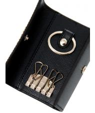 FURLA CAMELIA Husa pentru chei din piele negru - Portofele femei - 2
