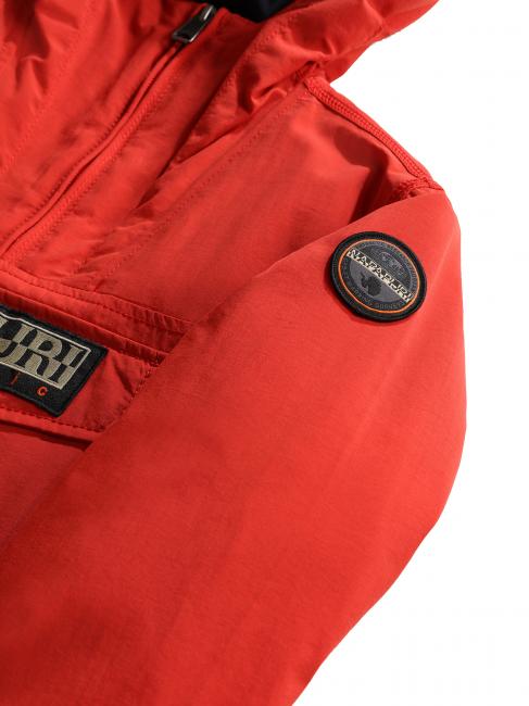 KIDS RAINFOREST WINTER Jacheta anorak maci roșii - Jachete pentru copii
