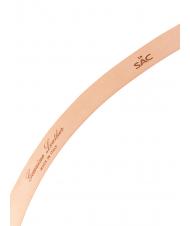 LESAC Cintura sottile in pelle palmellata  roșie - Curele - 4