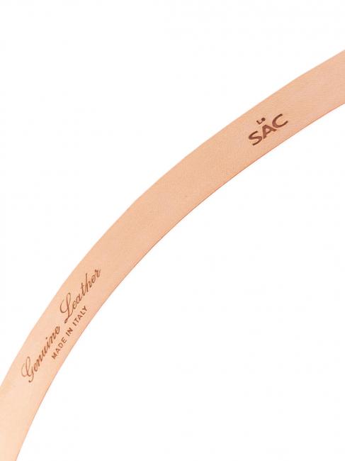 Cintura in pelle liscia  negru - Curele