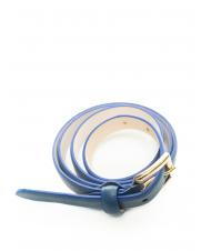 LESAC Cintura sottile in pelle palmellata  marin - Curele - 3