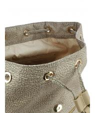 BORBONESE BORBONES Rucsac mediu din țesătură nisip - Genți femei - 4