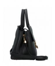 COCCINELLE ARLETTIS Geanta de mana din piele ciocanita negru - Genți femei - 3
