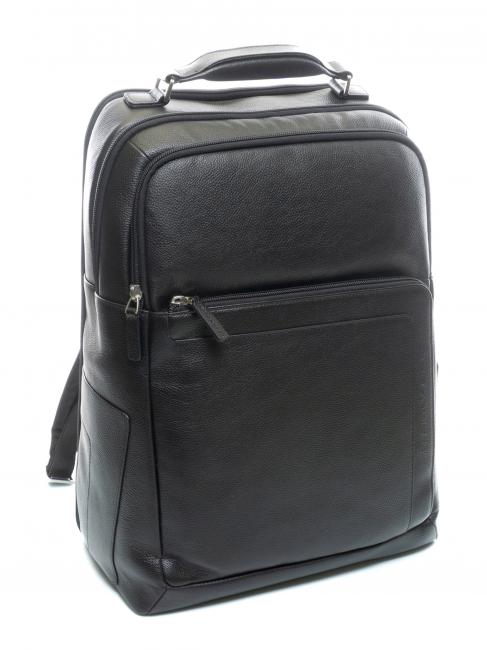 X1 Rucsac din piele, suport pentru pc de 15,6". negru - Rucsacuri pentru laptop