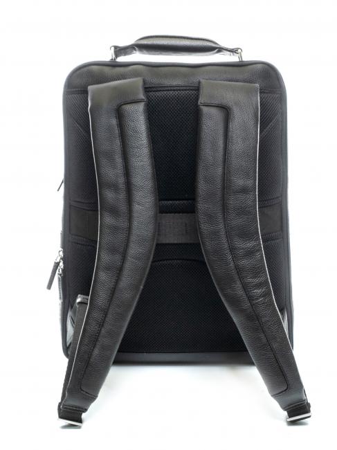 X1 Rucsac din piele, suport pentru pc de 15,6". negru - Rucsacuri pentru laptop