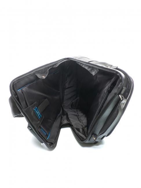 X1 Rucsac din piele, suport pentru pc de 15,6". negru - Rucsacuri pentru laptop