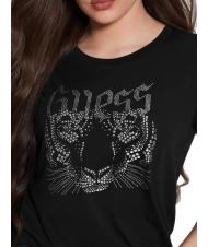 GUESS LOGO TIGER EASY Tricou cu crampoane jetbla - tricou - 3