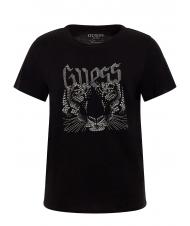 GUESS LOGO TIGER EASY Tricou cu crampoane jetbla - tricou - 4