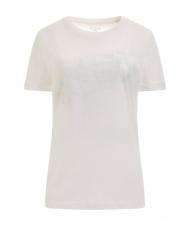 GUESS AURELIA Tricou din bumbac cu imprimeu alb purpuriu - tricou - 3