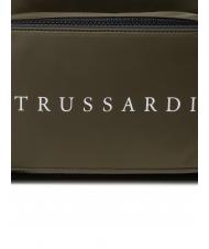 TRUSSARDI SPEEDY LETTERING Rucsac din nailon, suport pentru pc de 15,6". măsline verde / s&acirc;mbure - Rucsacuri pentru laptop - 5