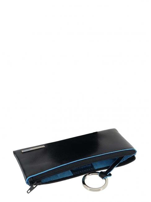 Inel de chei BLUE SQUARE, din piele albastru - Portchei