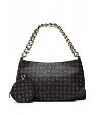 POLLINI HERITAGE Geantă de umăr cu mâner cu lanț negru - Genți femei - 4