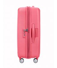 AMERICAN TOURISTER SOUNDBOX SPINNER Troller mediu, extensibil coral sărutat de soare - Trolere rigide - 4