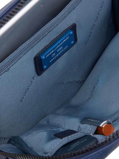 FINN Geanta iPad, din piele albastru - Genți de umăr bărbați