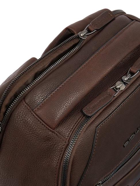 PAAVO Rucsac pentru laptop de 15,6", din piele MORO - Rucsacuri pentru laptop