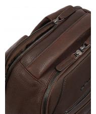 PIQUADRO PAAVO Rucsac pentru laptop de 15,6", din piele MORO - Rucsacuri pentru laptop - 4