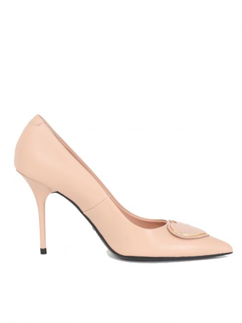 Scarpa d&eacute;collet&eacute; alta in nappa  gol - Pantofi femei